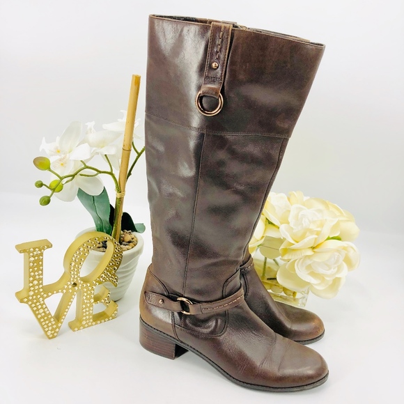 Bandolino Distressed Rider Boots - Picture 3 of 8